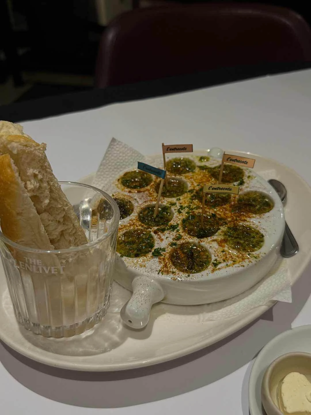 Baked Escargot a la Bourguignonne 