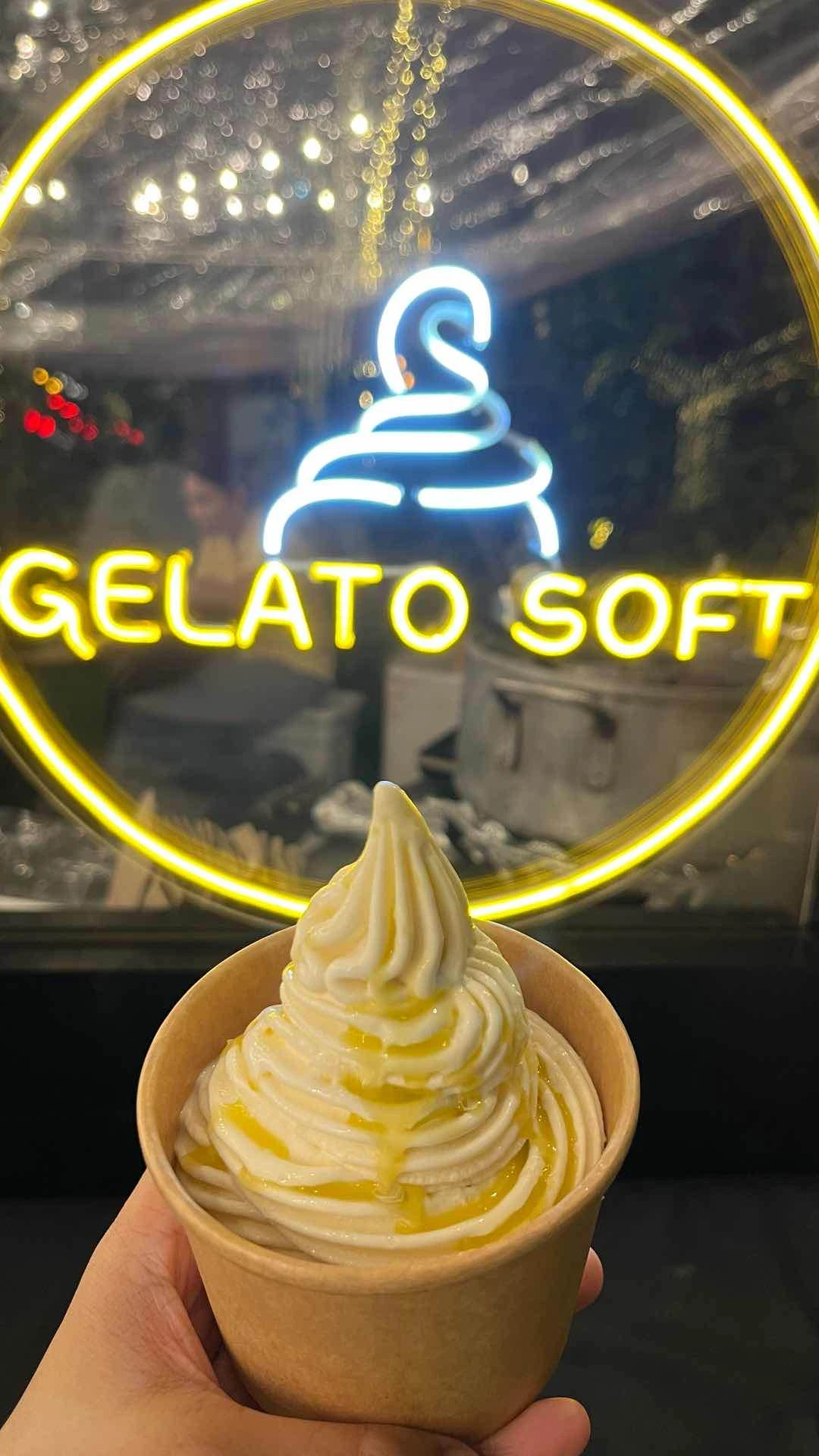 Olive Oil & Sea Salt Burrata Gelato Soft