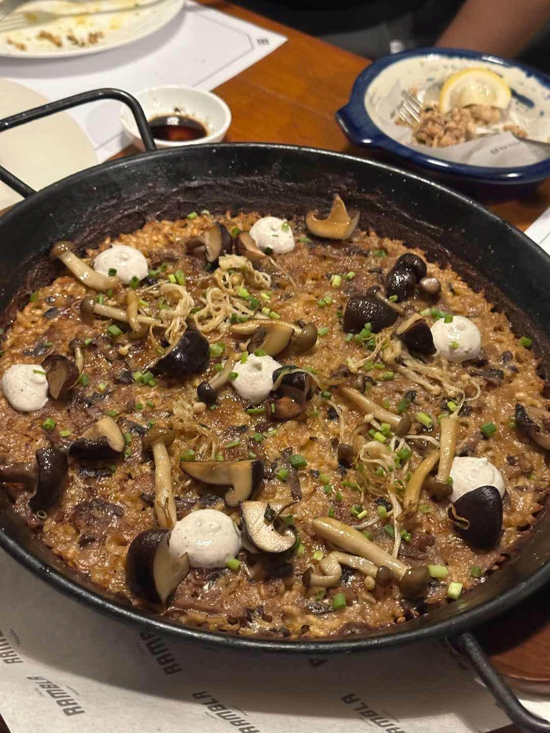paella setas