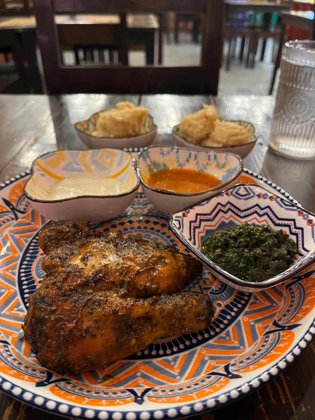 Quarter Roast Chicken with Garlic Mashed Potatoes 