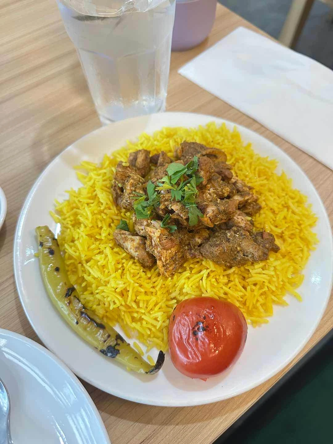shawarma elijah with rice