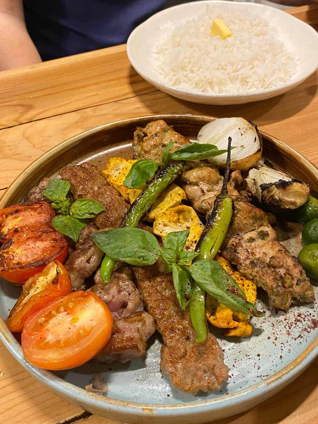 Kebab platter