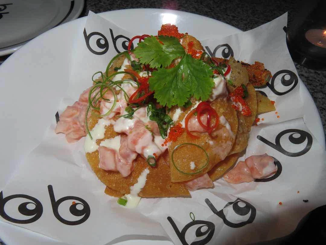 Salmon Tartare Nachos