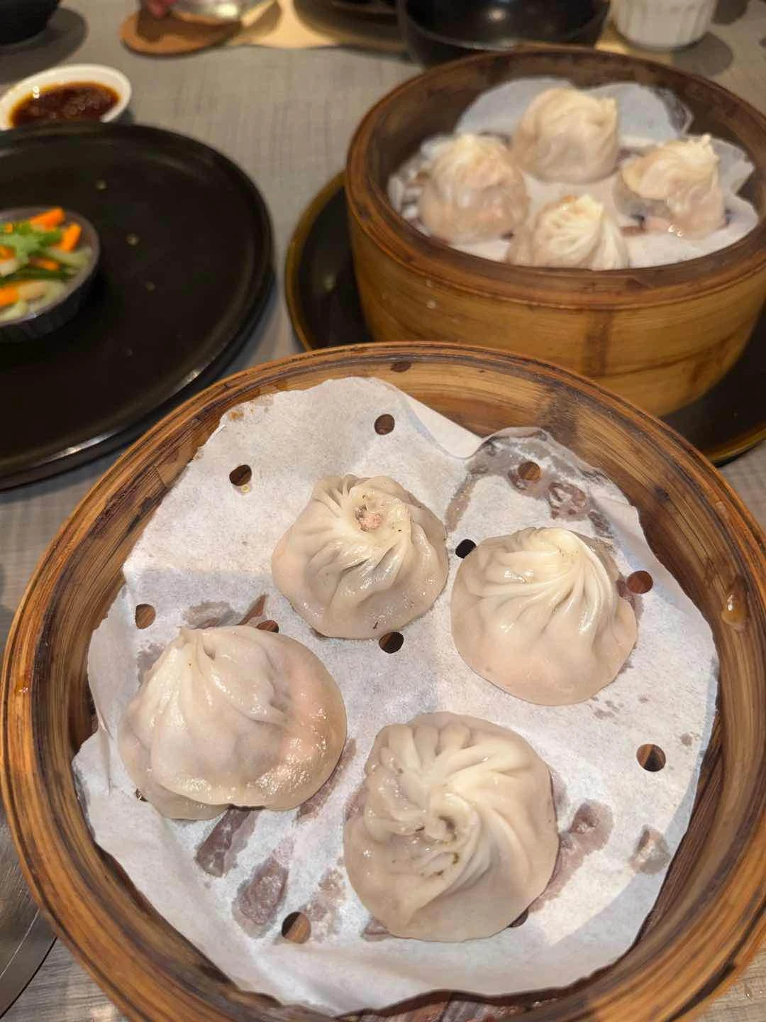 regular and truffle xiao long bao
