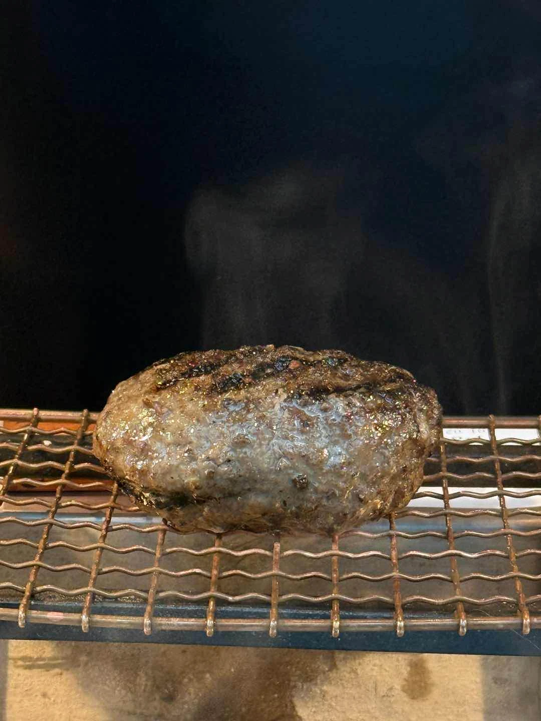 One of three patties