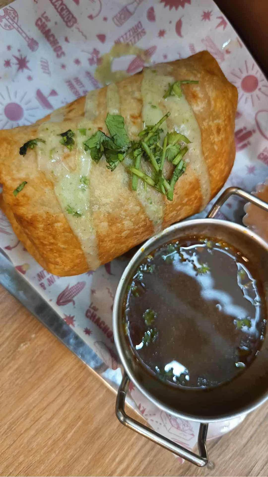 Smoked Birria Chimichanga