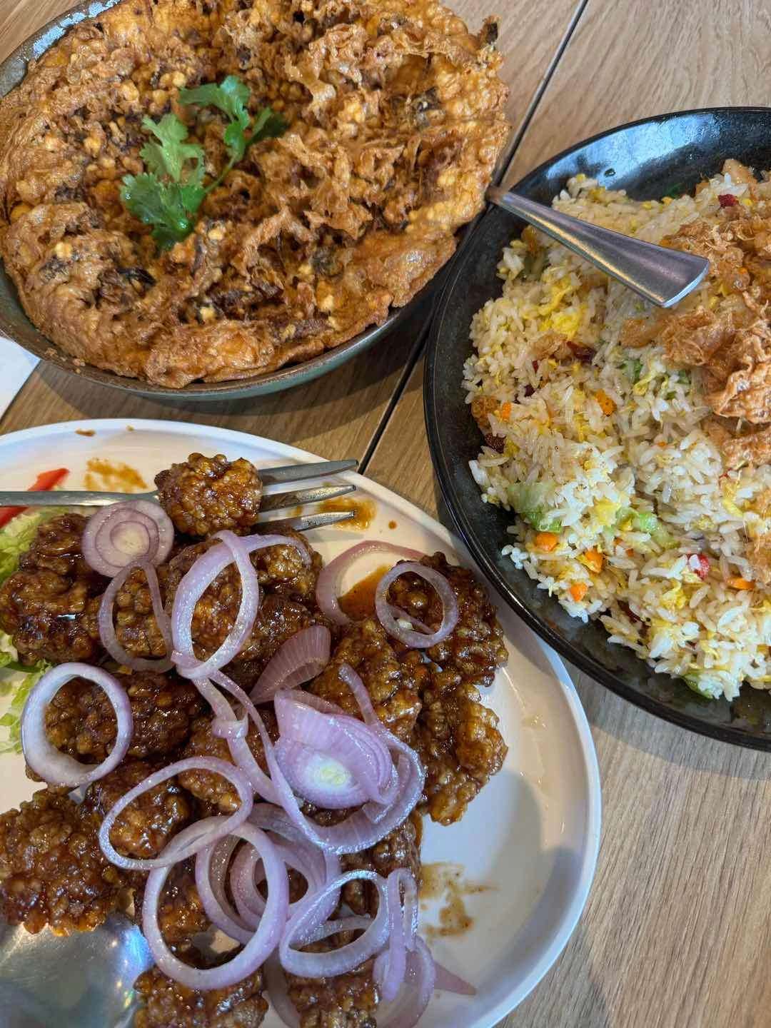 pork squid fried rice of Grand House - Wilson