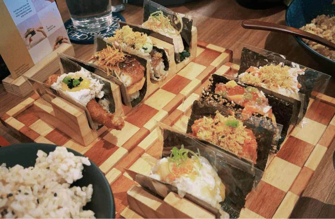 koyo handroll sushi a & b
