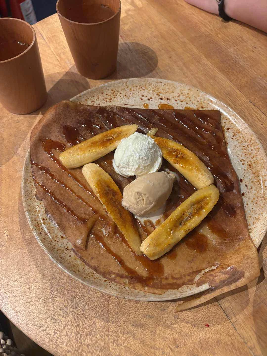 caramel banana