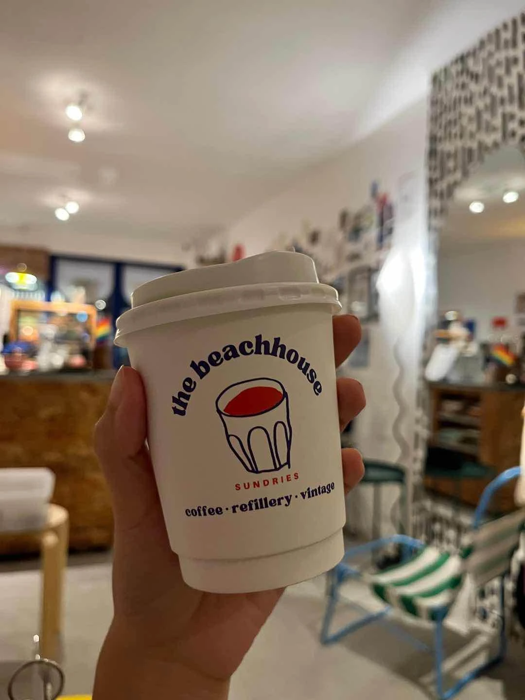 matcha latte of The Beach House