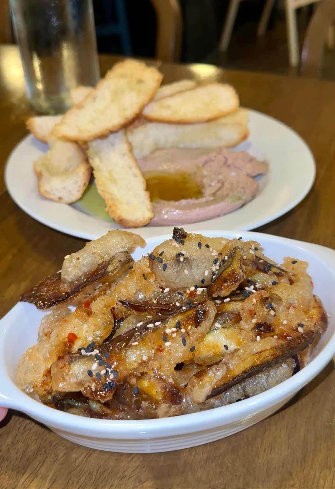 eggplant fries and pate