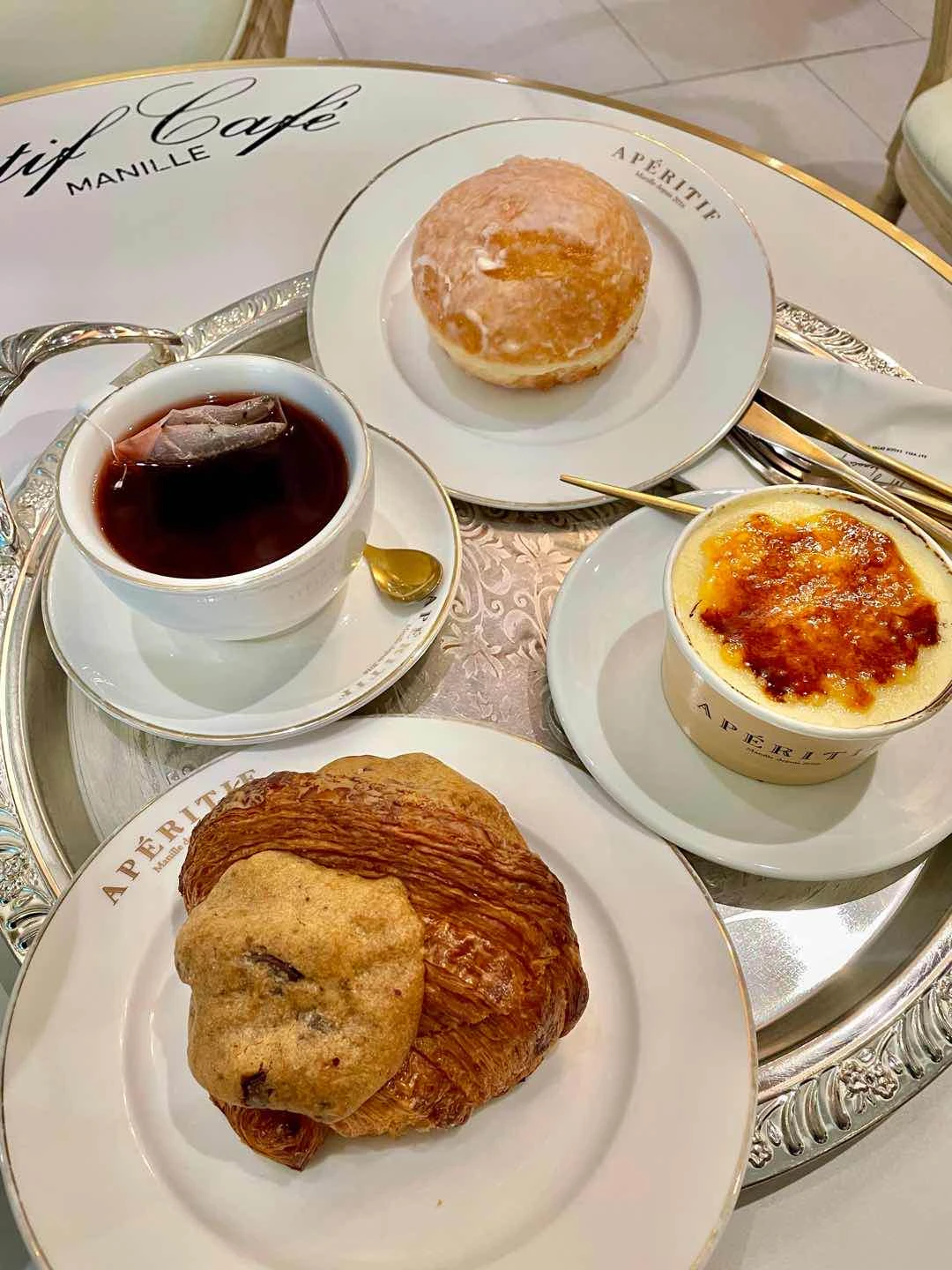 tea and pastries