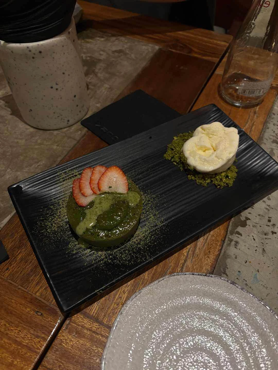 matcha molten lava