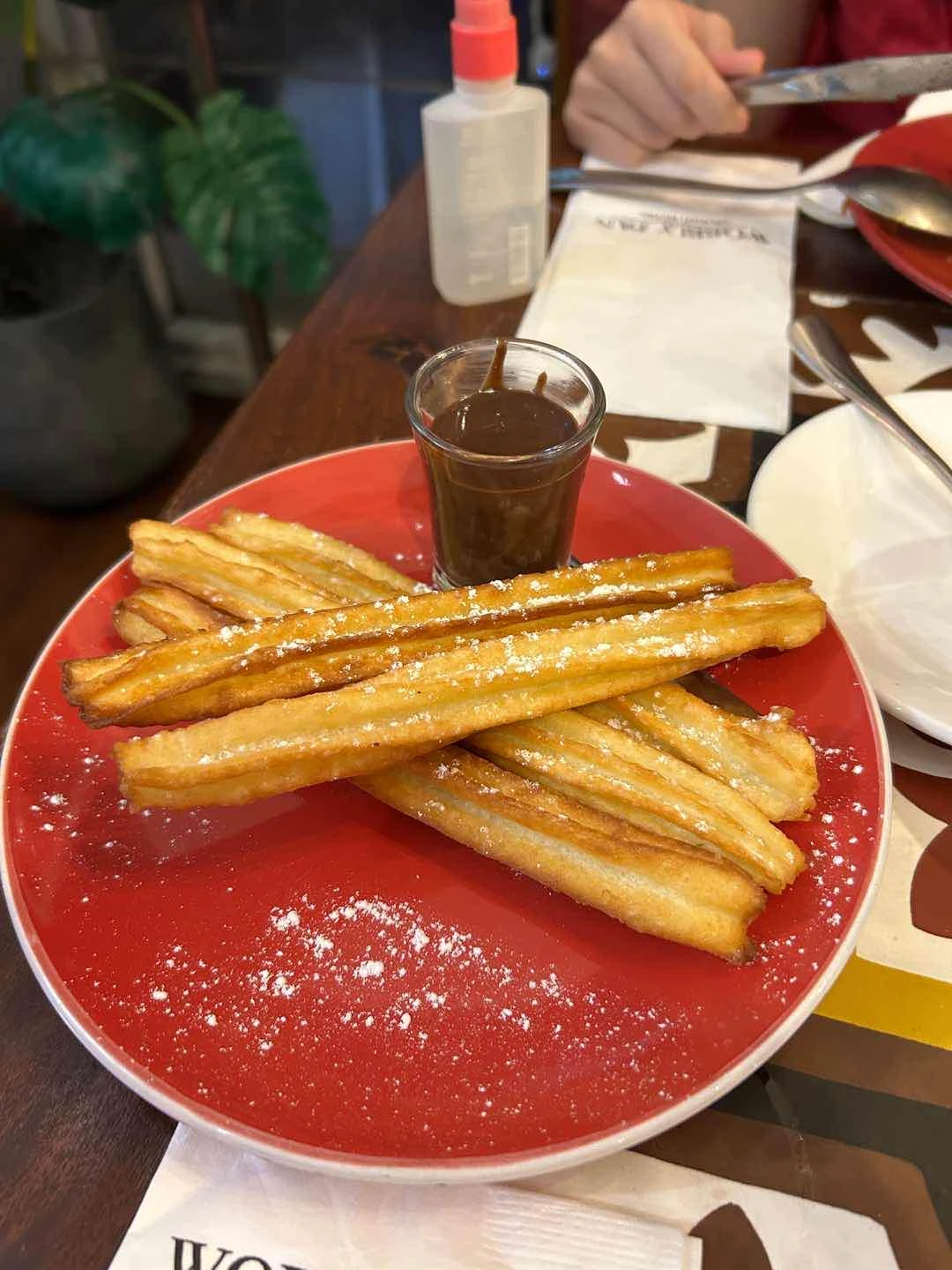 Churros con Chocolate