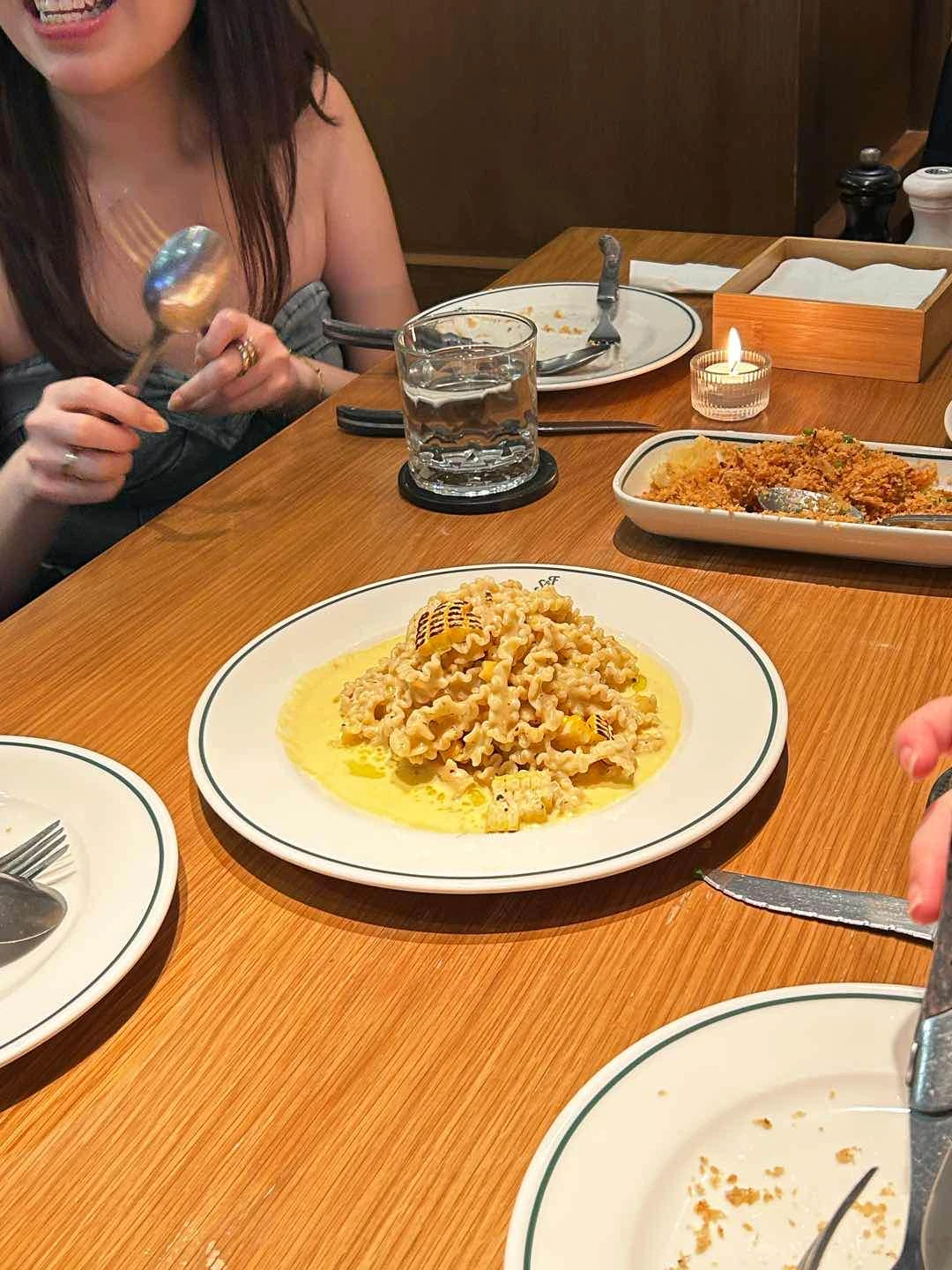 Truffle Cream & Corn Mafaldine