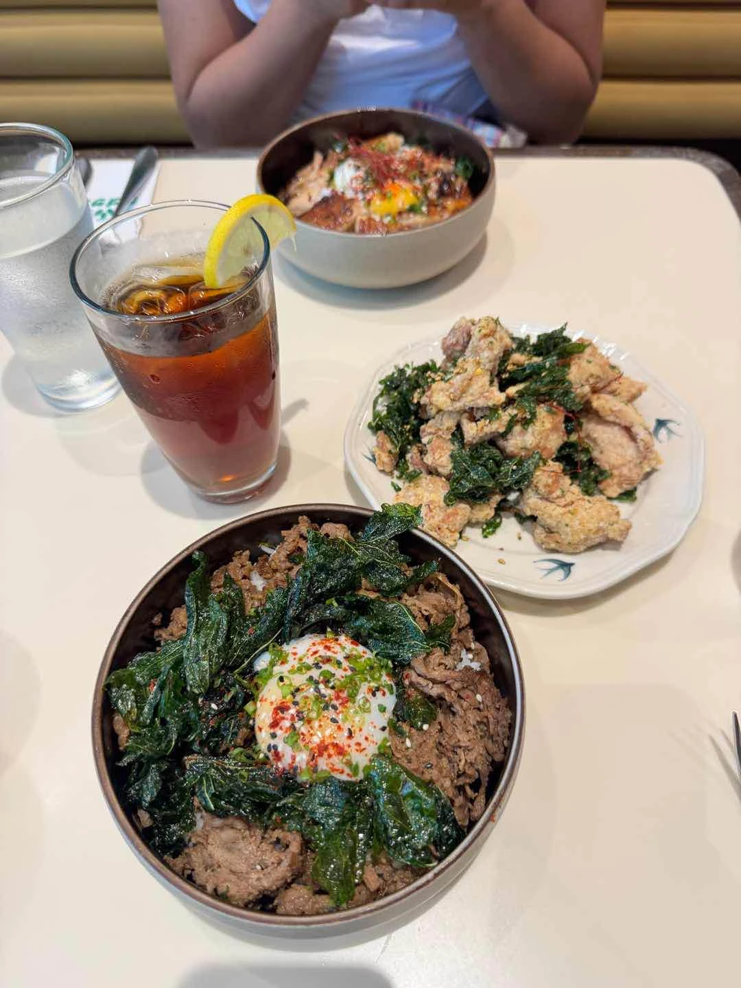 Gyudon, Chickendon, and Karaage of Kodawari BGC