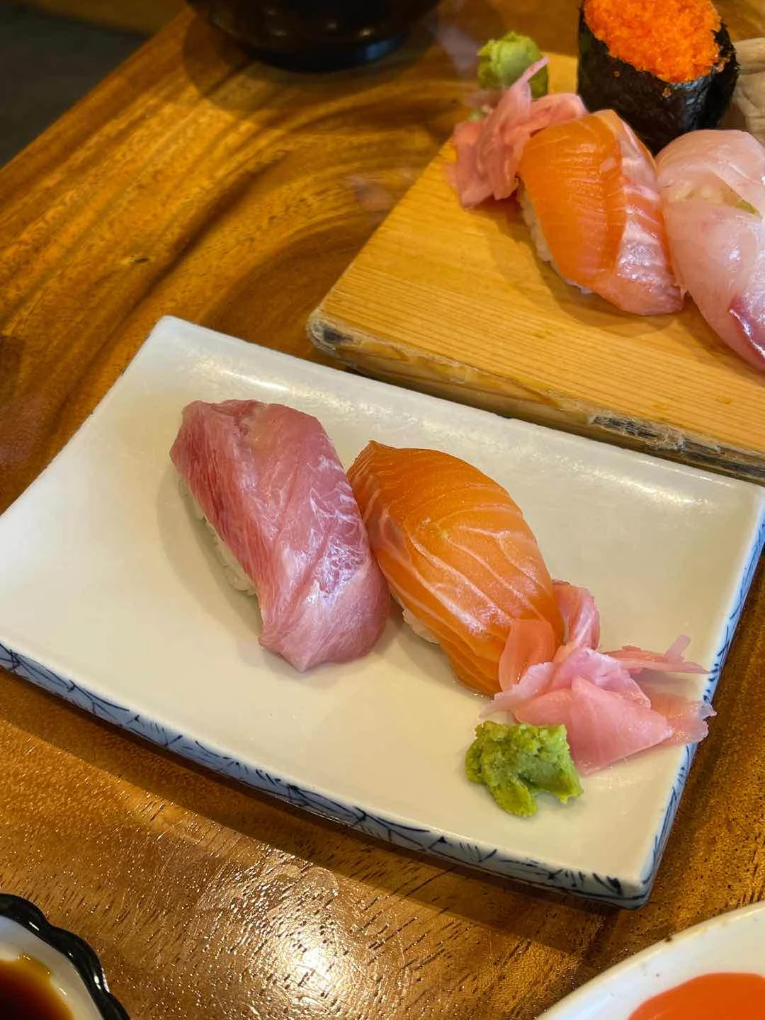 more salmon and tuna