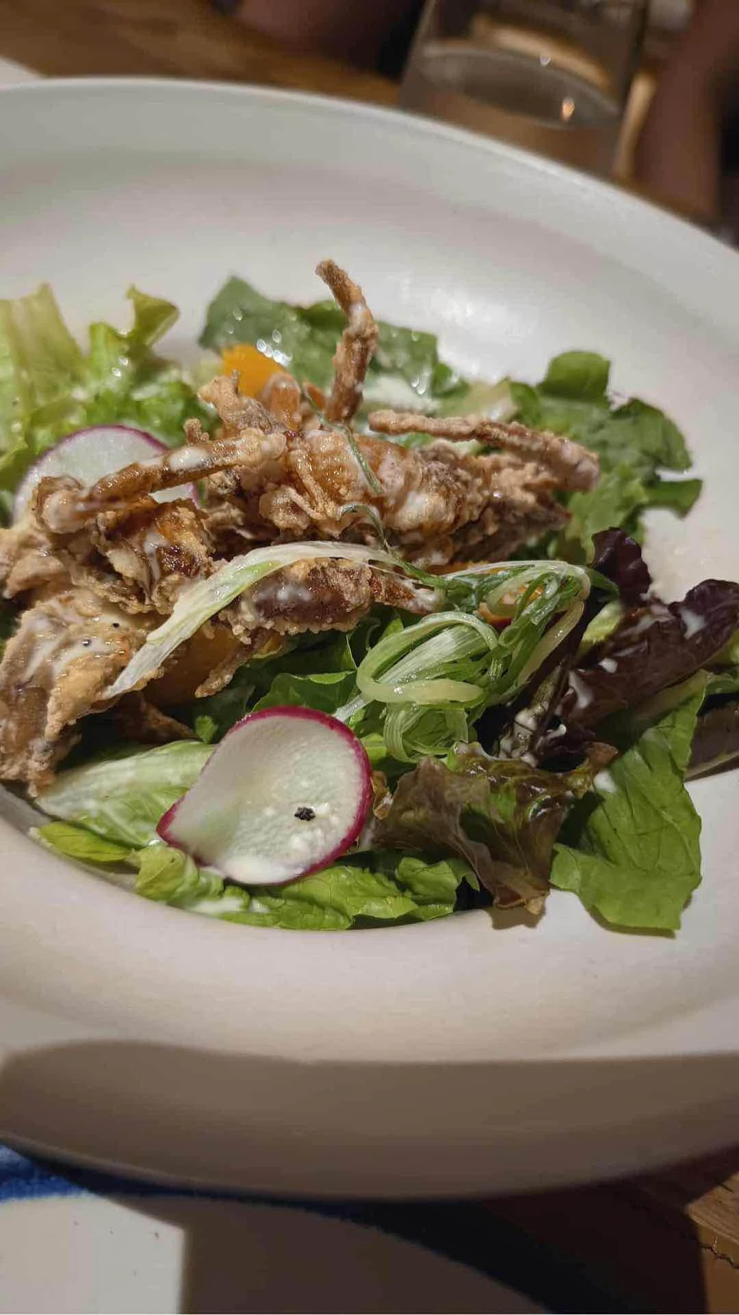 Soft Shell Crab Salad