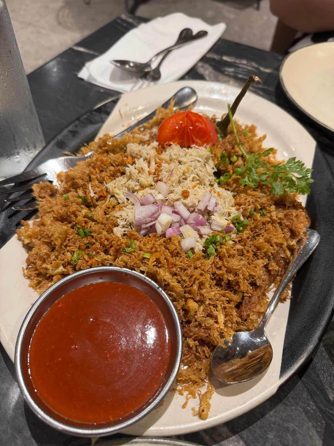 Crab Meat Tortang Talong of Sarsa Kitchen