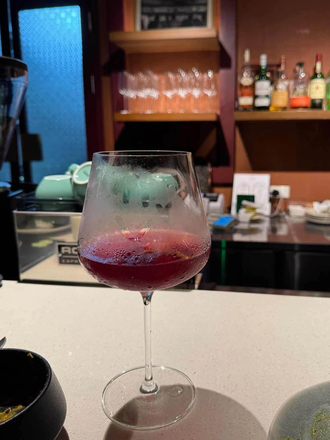 Red wine swizzle