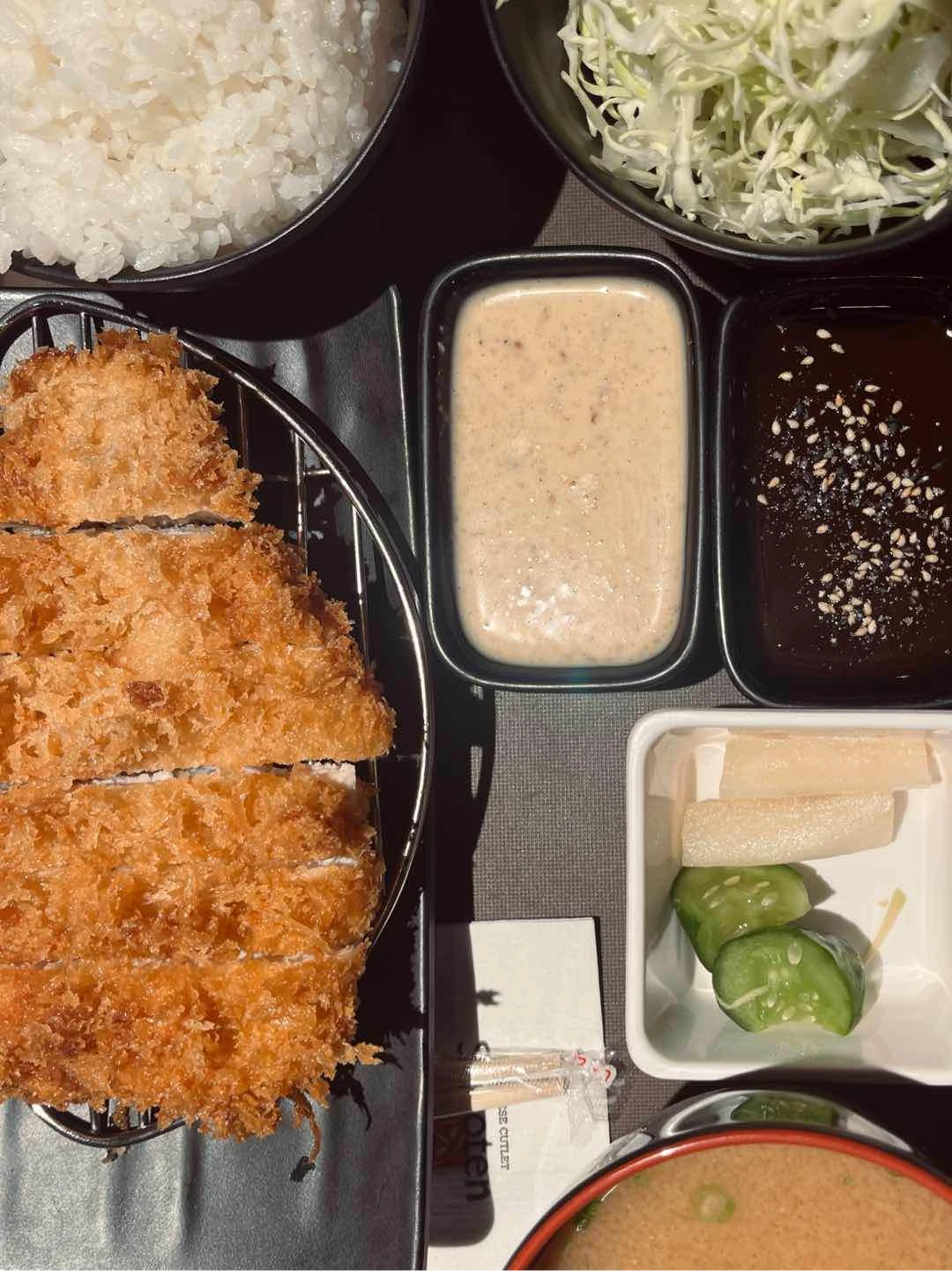chicken katsu set