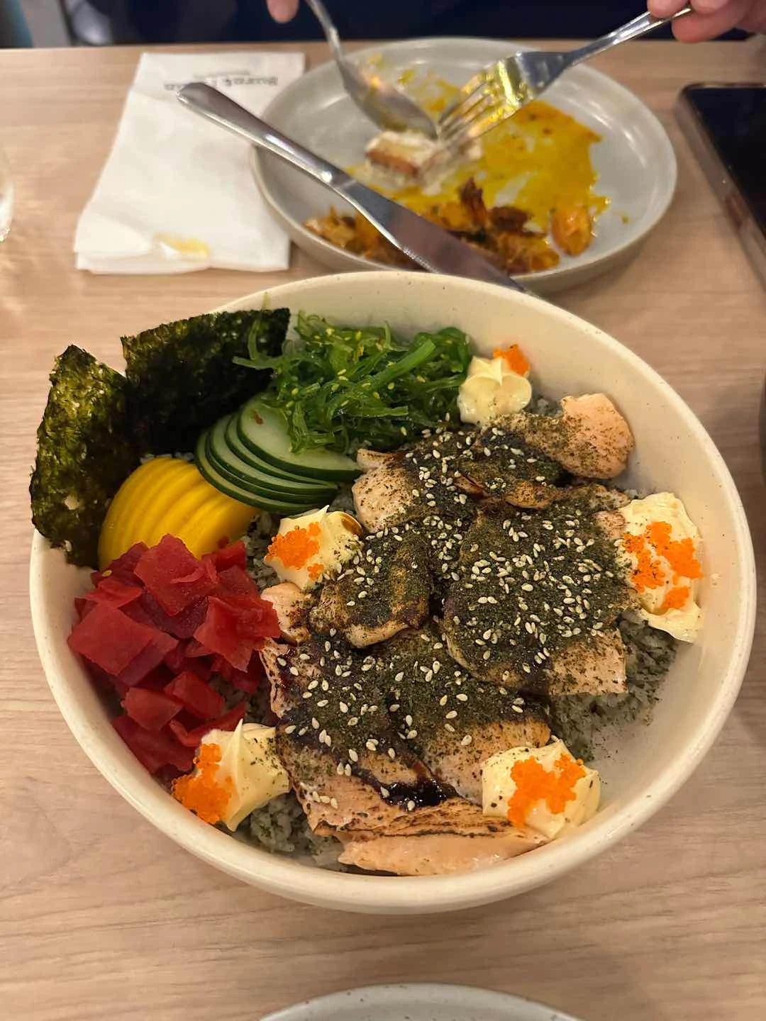 Torched Salmon Rice Bowl