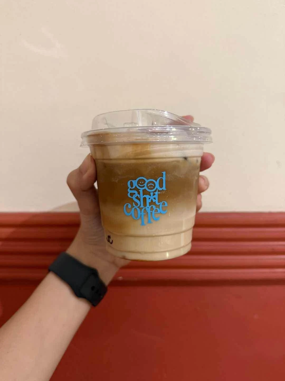 salted caramel latte
