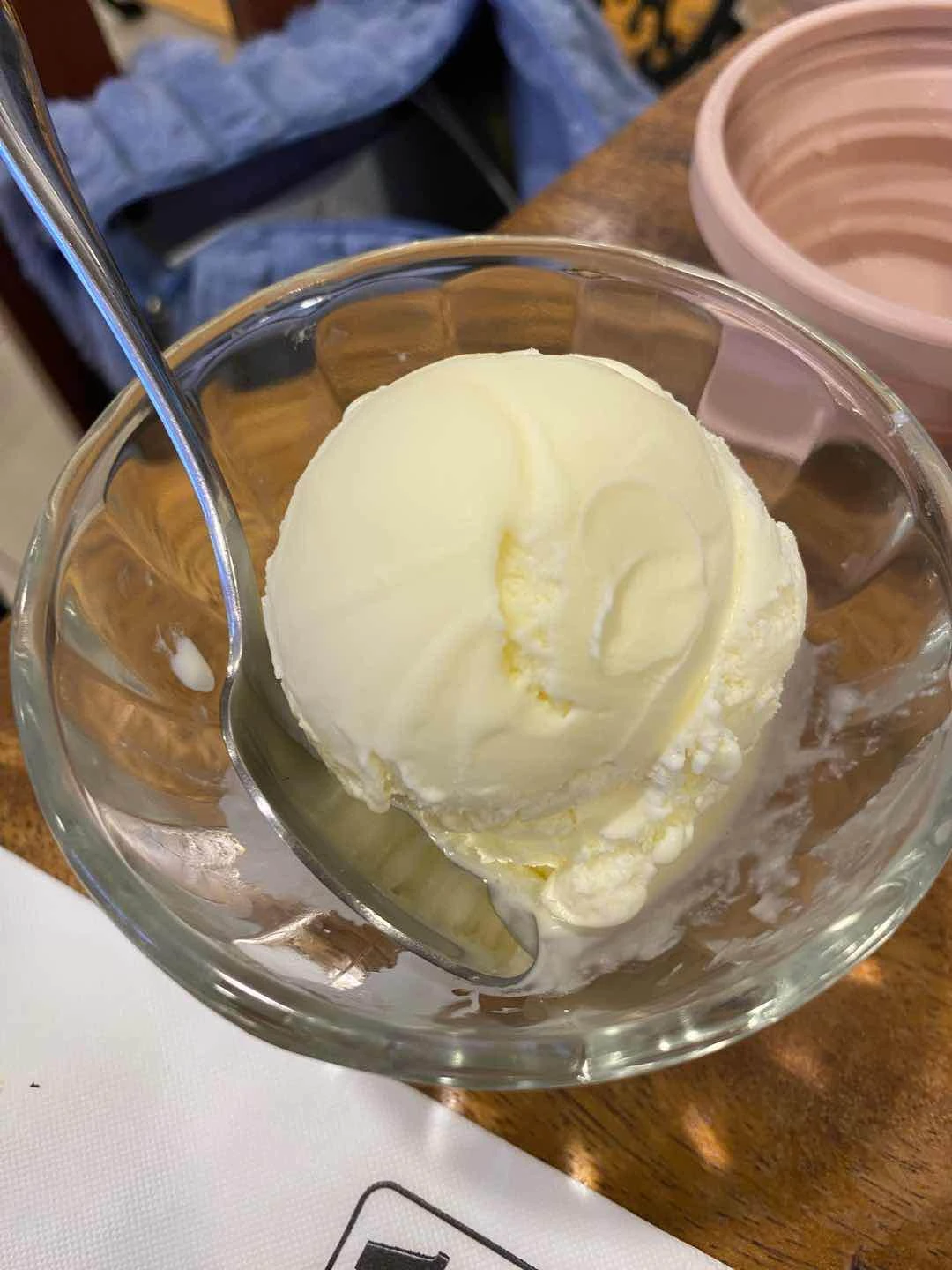 Complimentary ice cream~