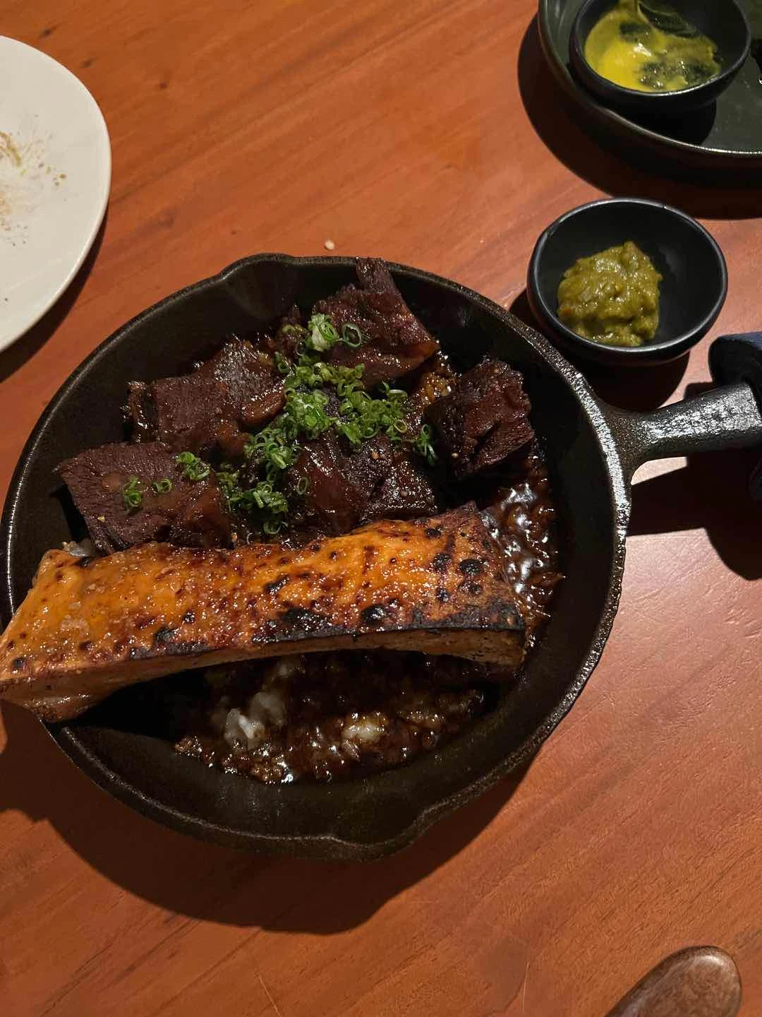 Beef Cheek, Marrow, Tutong of Automat
