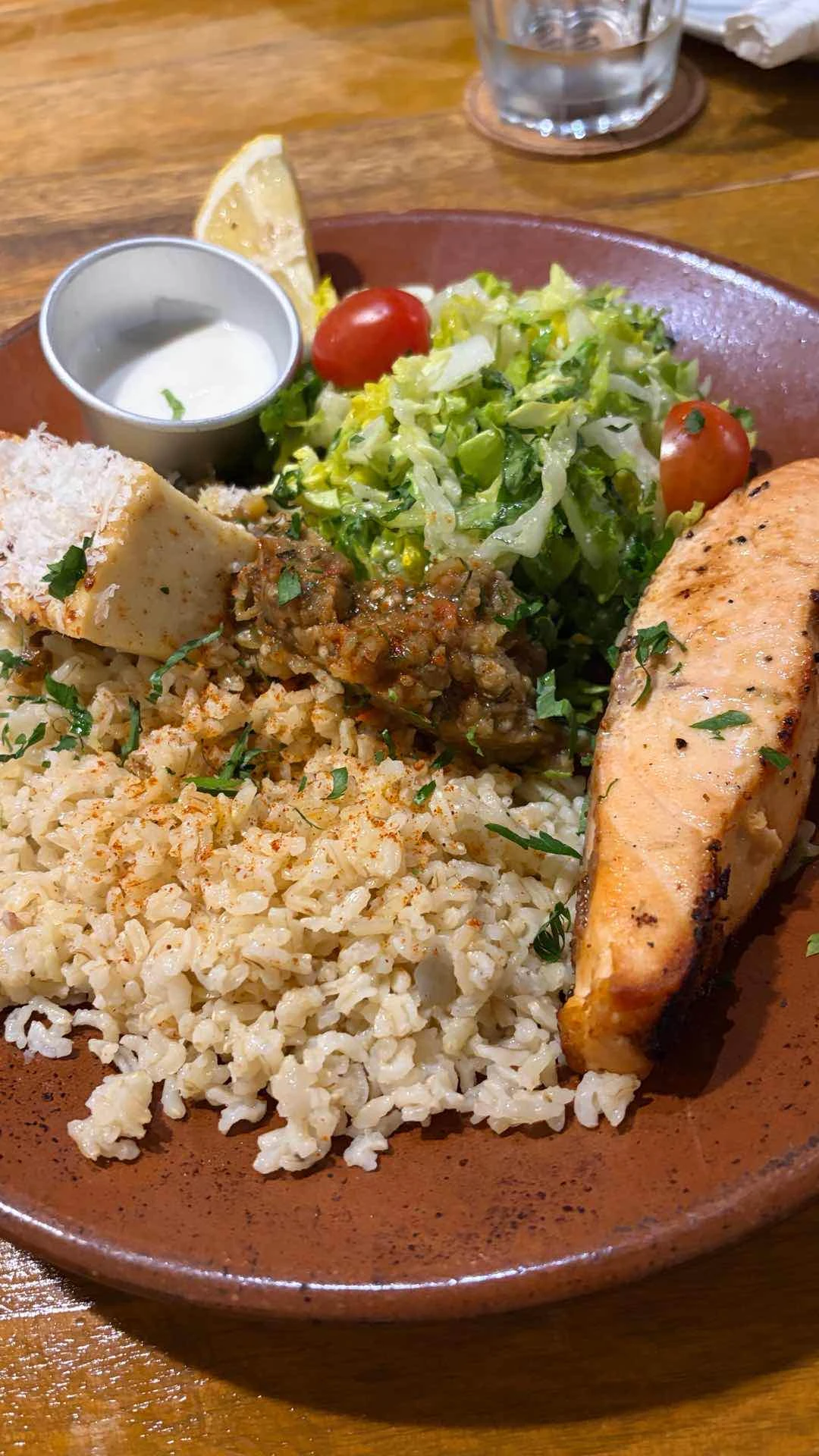 Salmon Dinner Plate  of SOUV! by Cyma