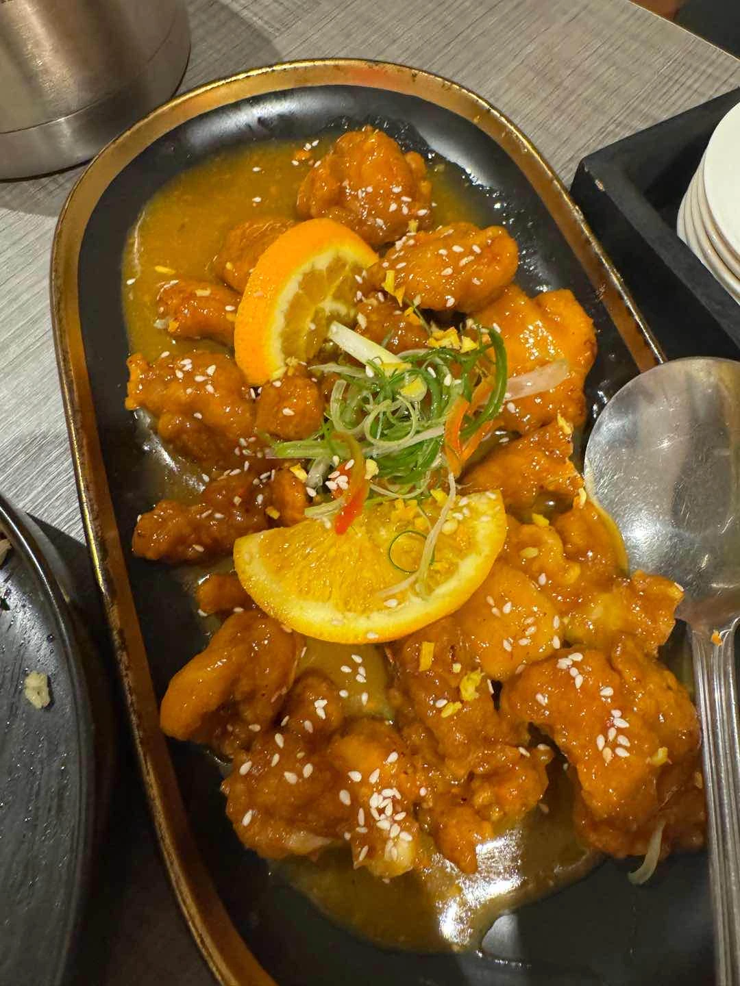 orange chicken