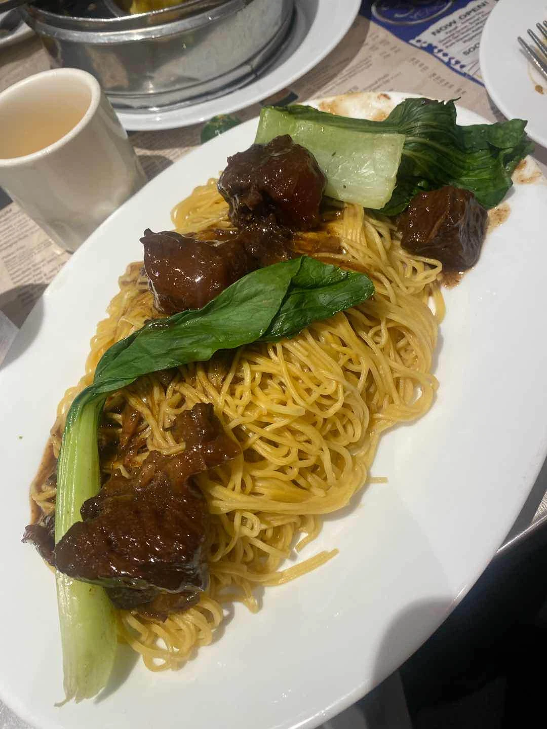 Beef dry noodle