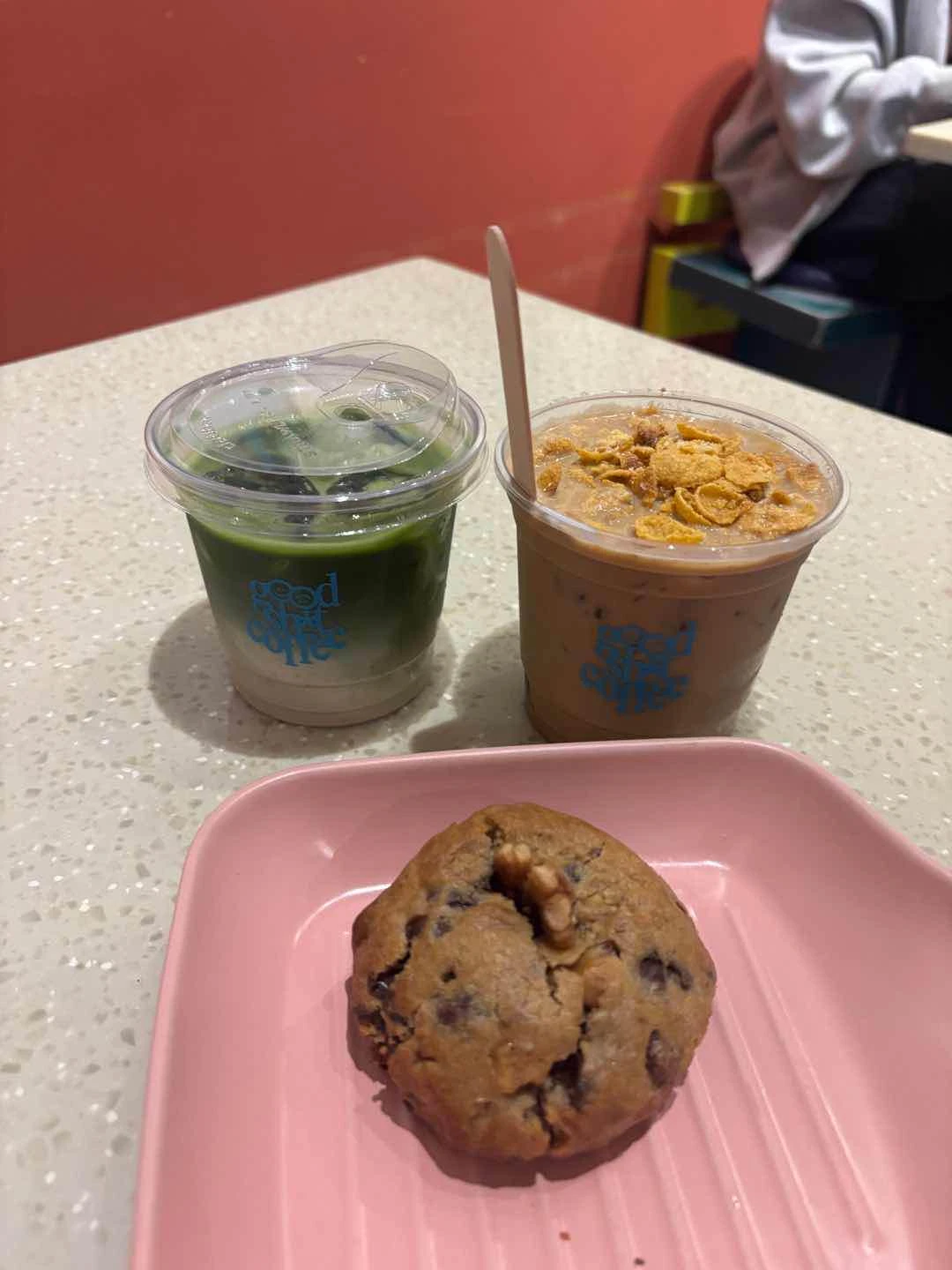 matcha, cereal milk latte (my favorite), & jericookie rosales (loved it!)