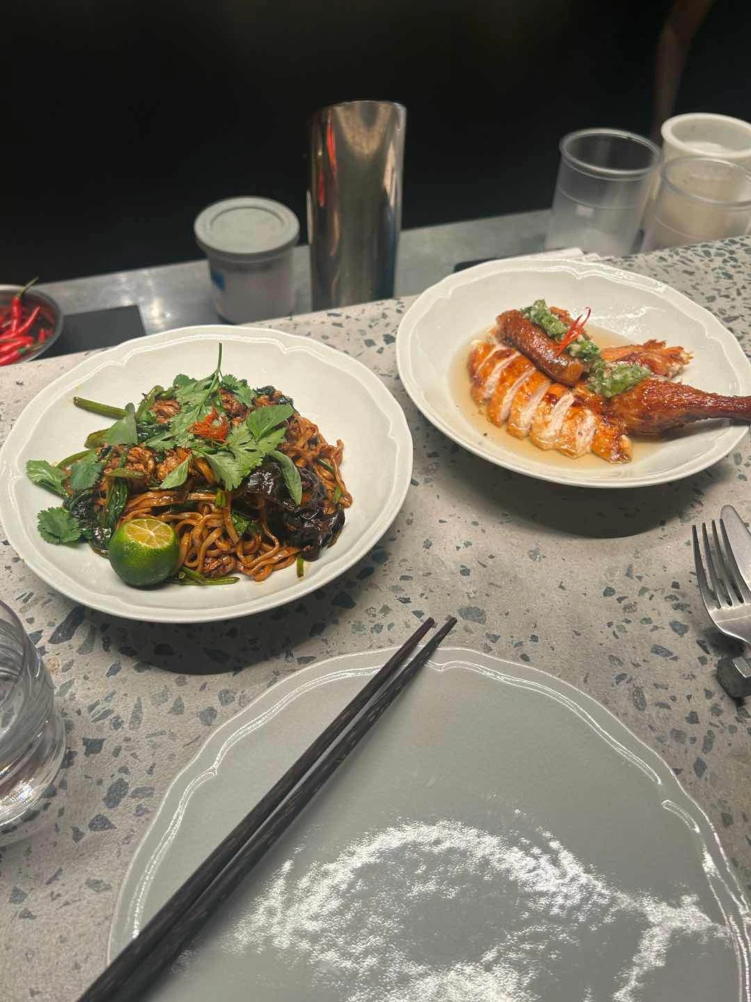 Spicy sambal noodles of Kong Noodles