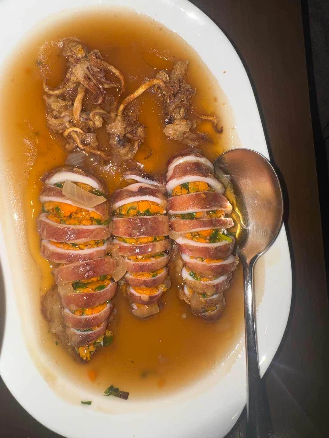Stuffed squid