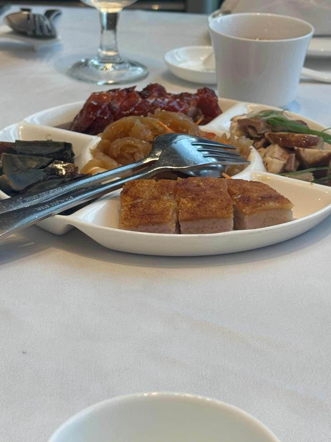 Assorted roasted pork bbq combination