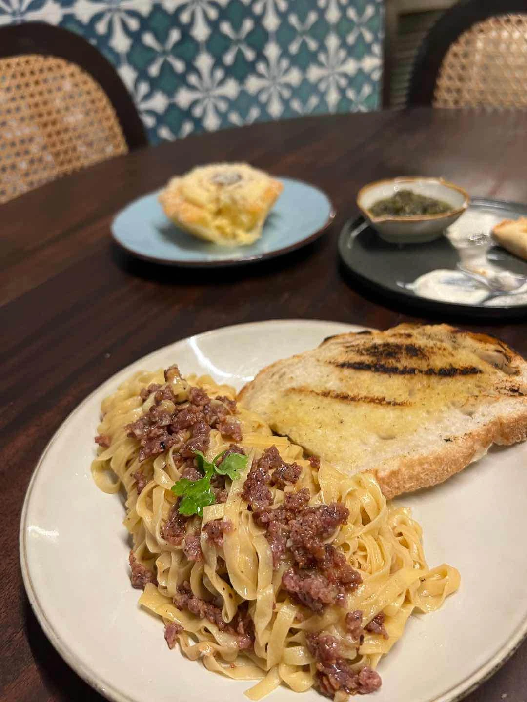 Pasta Chorizo Olio