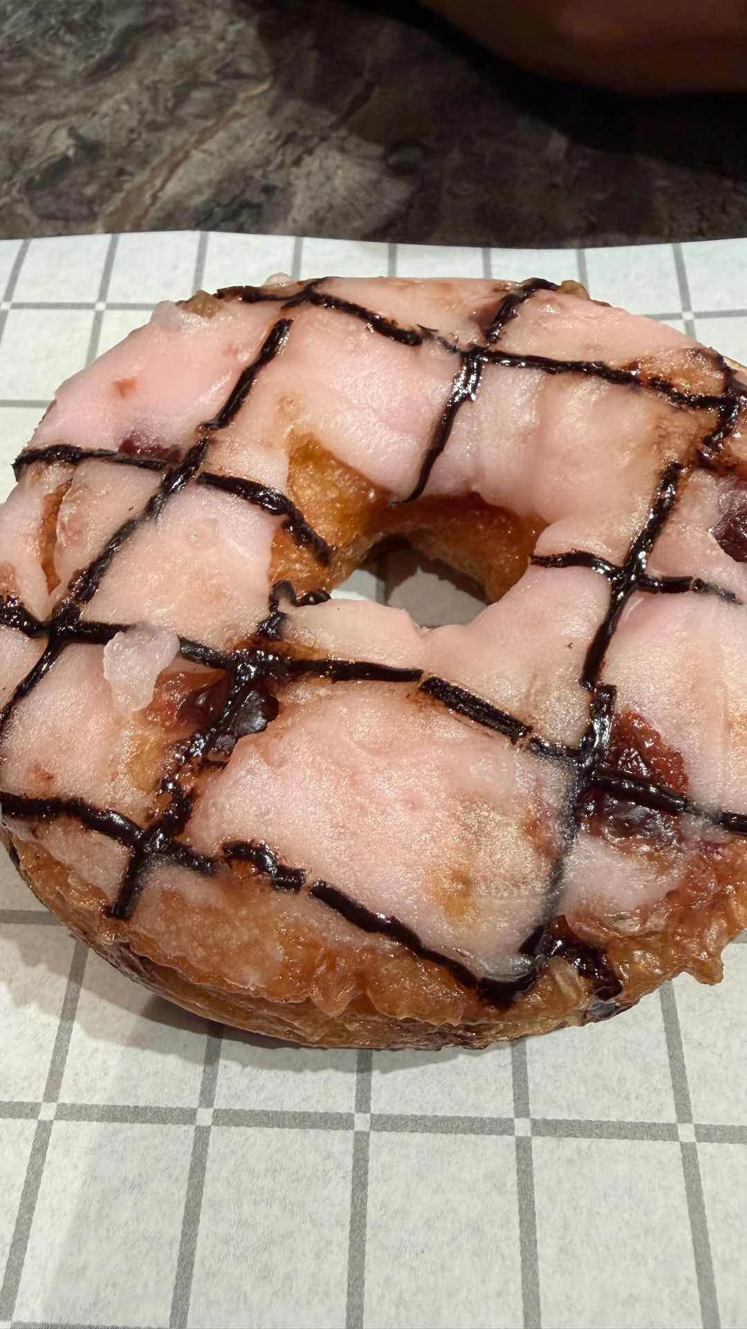 Strawberry Frosted Donut