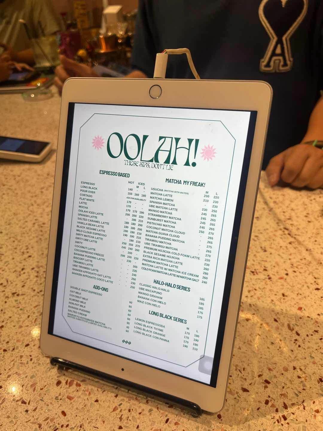 their matcha options areeee so many