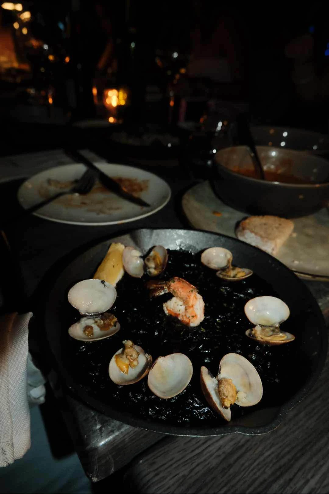 Negra risotto of Sourdough Cafe QC