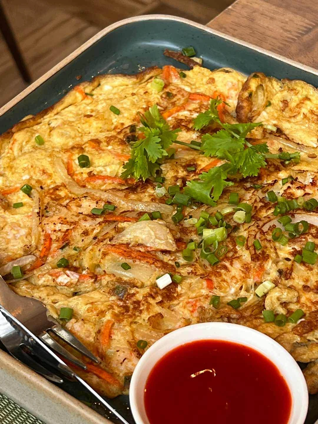 crab omelette