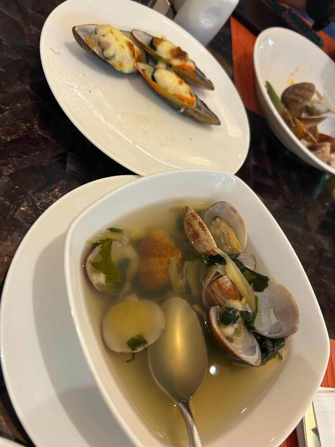 Baked clams