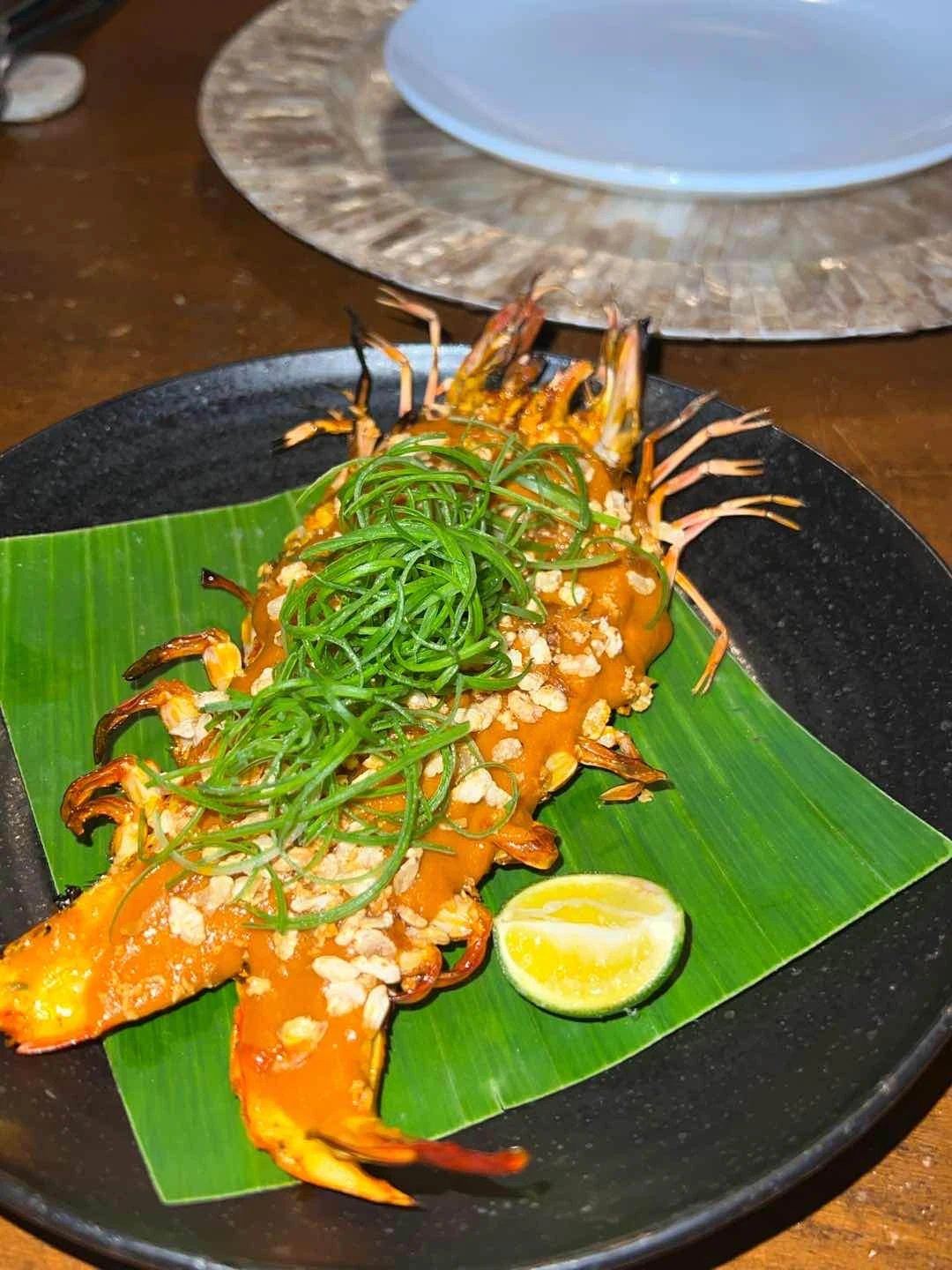 sugpo sa aligue at kalabasa miso