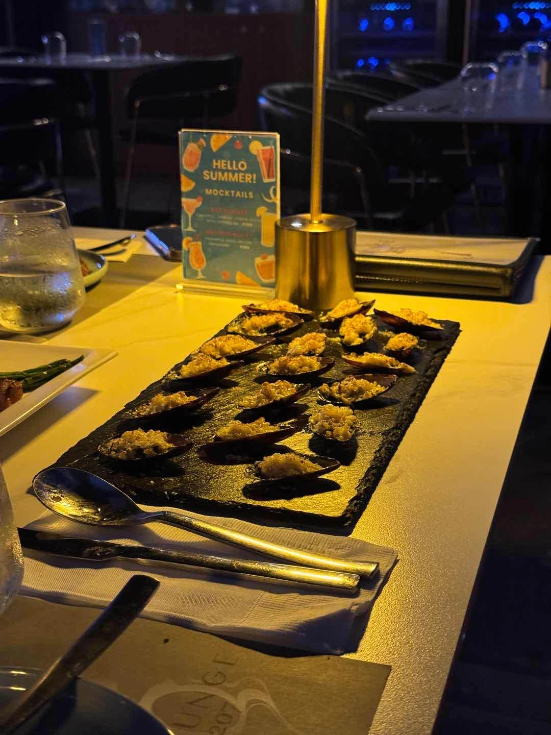 Baked Mussels 