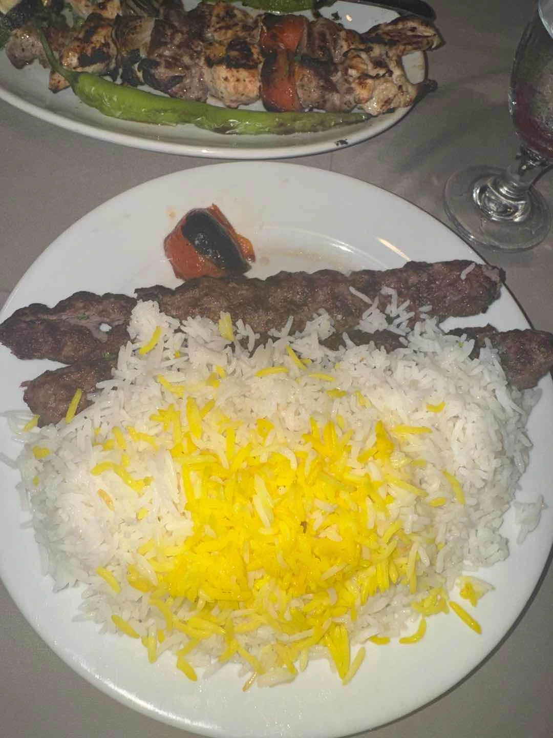Beef kebab kubideh
