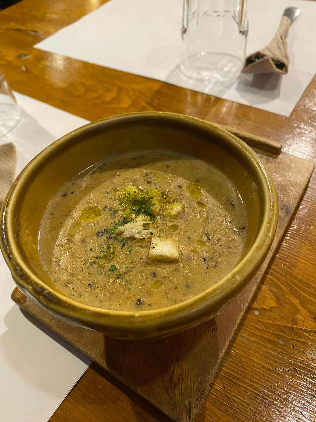 mushroom soup