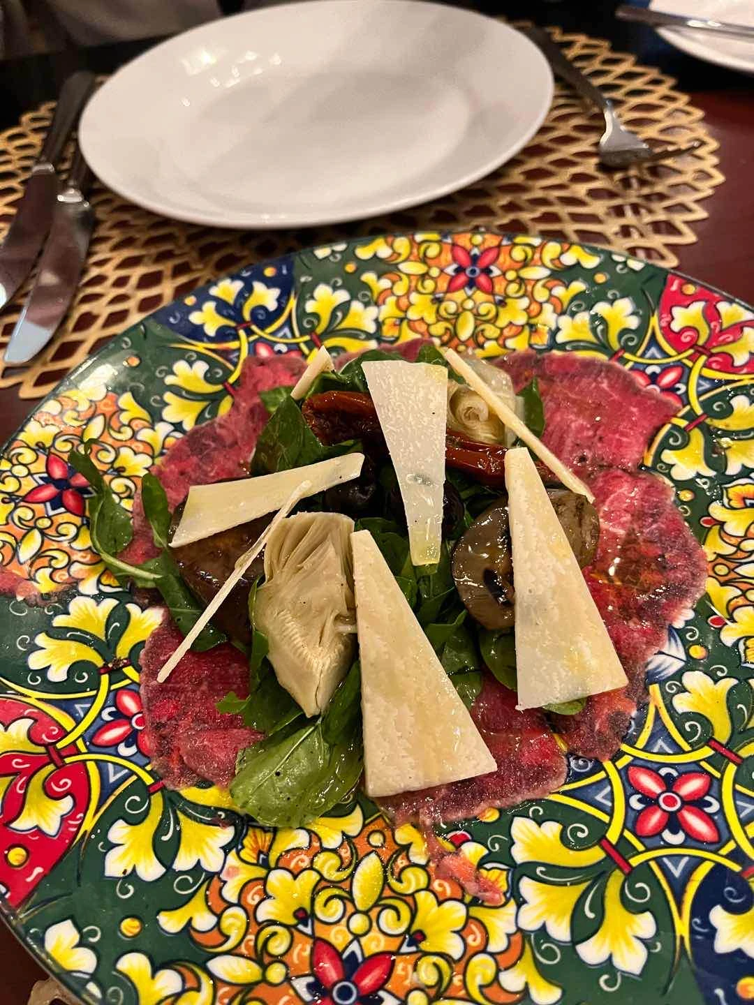 Carpaccio de Manzo