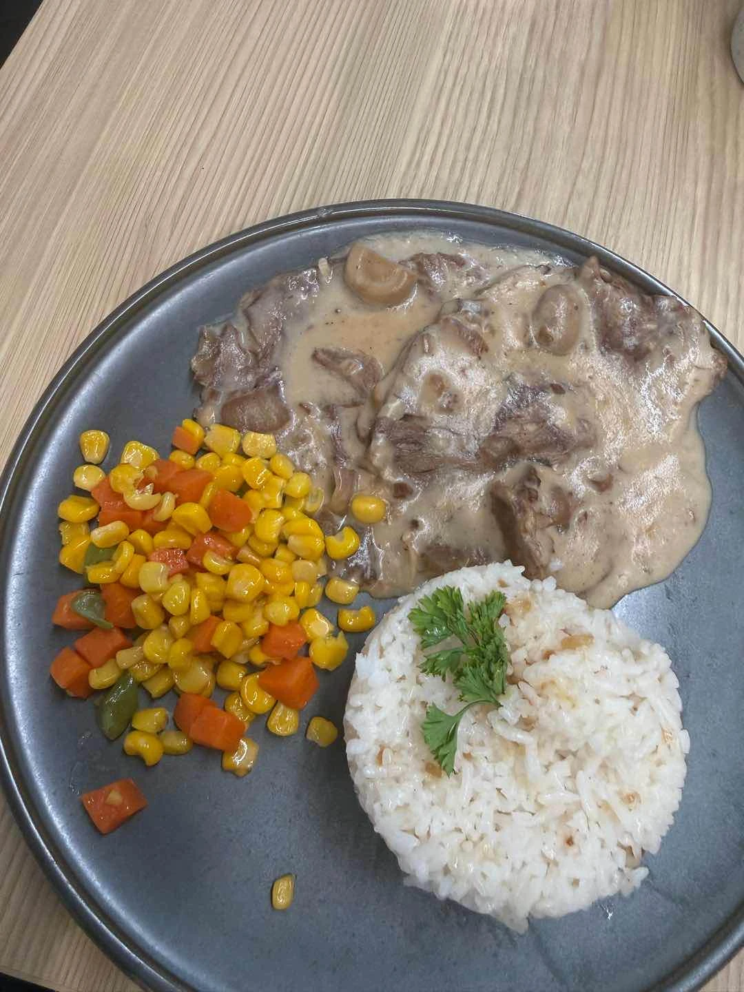 Roast Beef in Mushroom Sauce