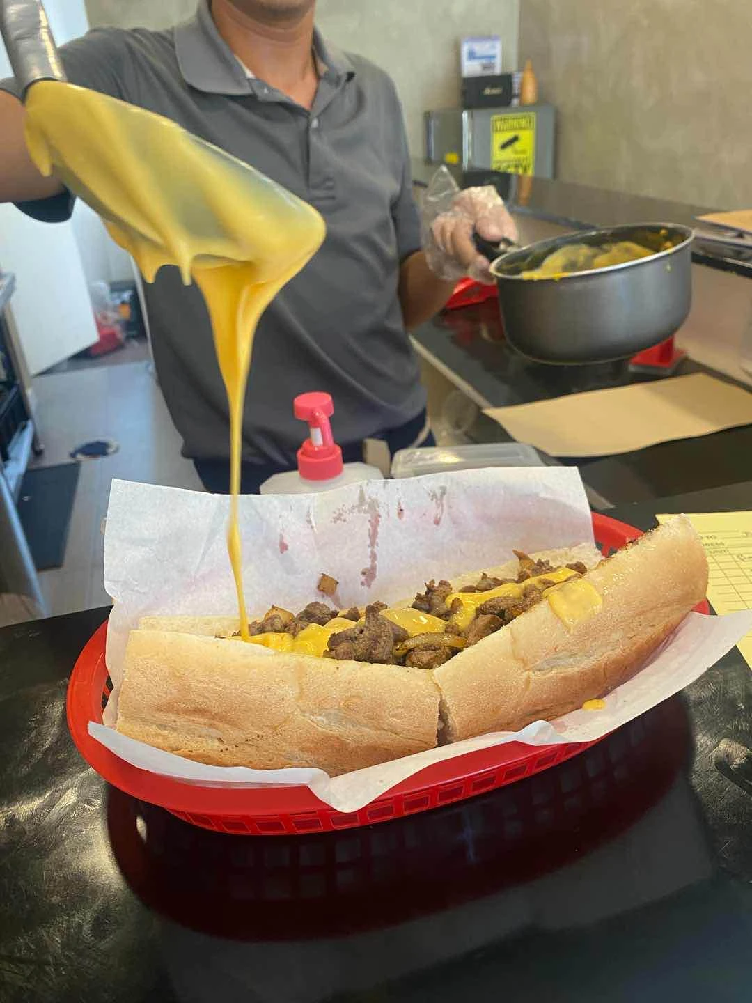 Barbarian cheesesteak 