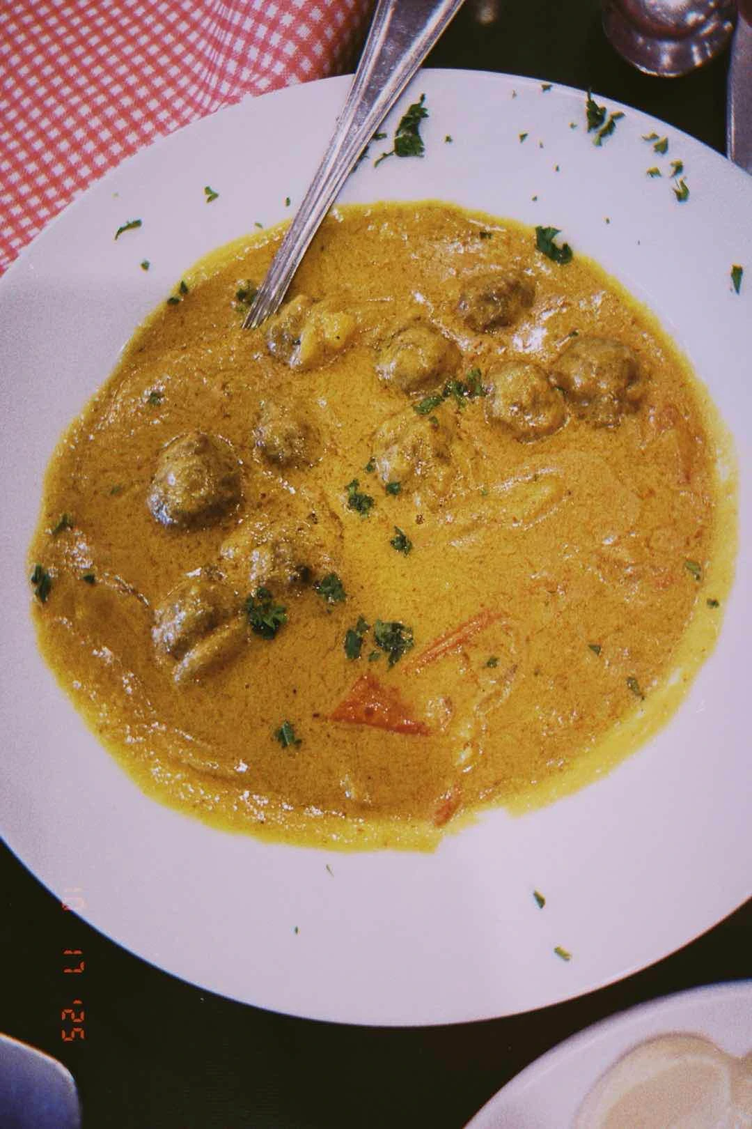 Chicken curry kofta of Hossein's Greenbelt
